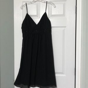 Strappy LBD with lovely bead detail
